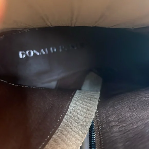 Donald Pliner Tan Heeled Ankle Boots - Picture 9 of 11